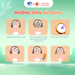Serum Peel Cho Da Dầu Mụn, Giảm Thâm, Ngừa Mụn AHA BHA Dr Cosmess 30ml, An Toàn, Lành Tính