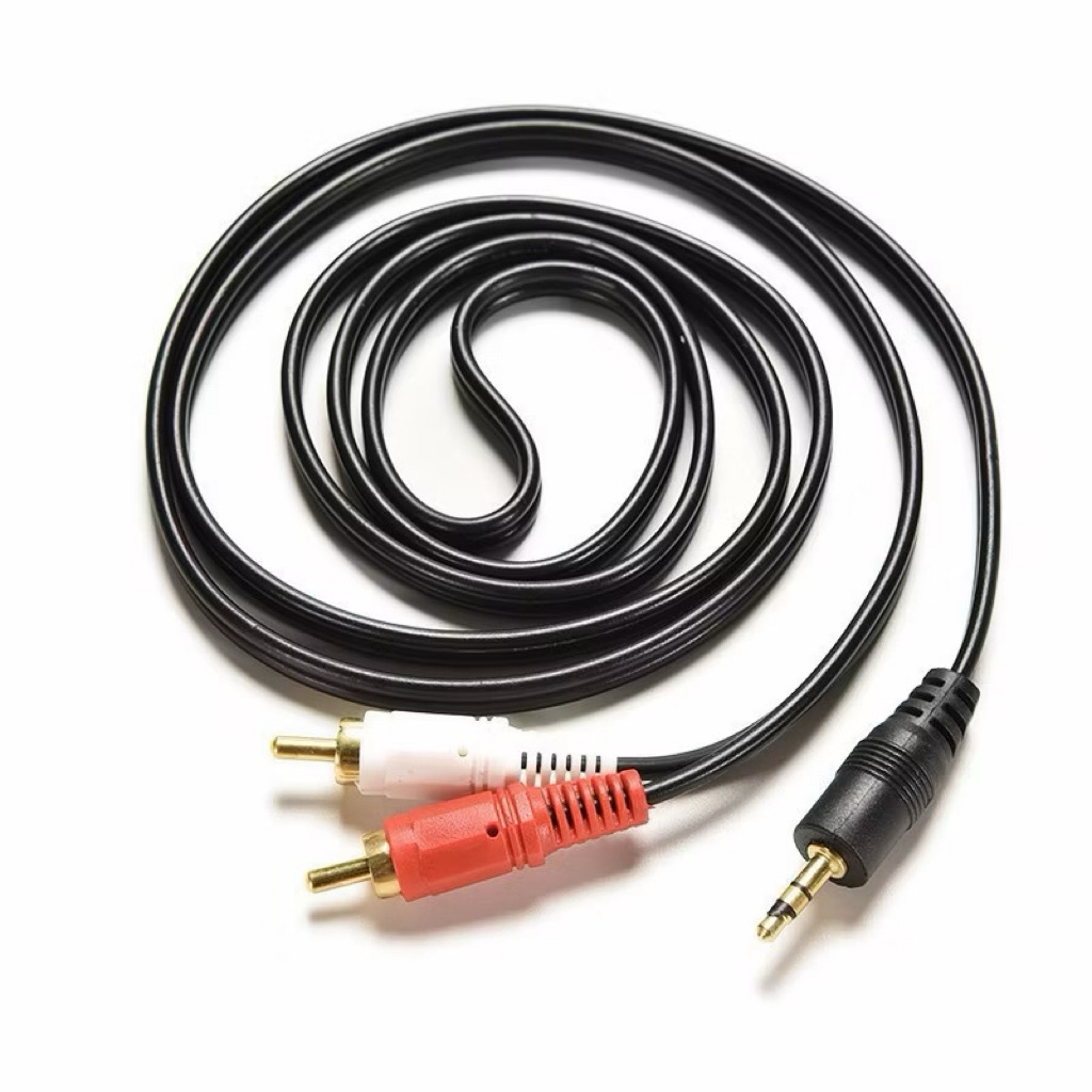 Dây cáp loa 1 ra 2 từ đầu 3.5mm to AV 2 RCA Audio 1m5 đến 10m
