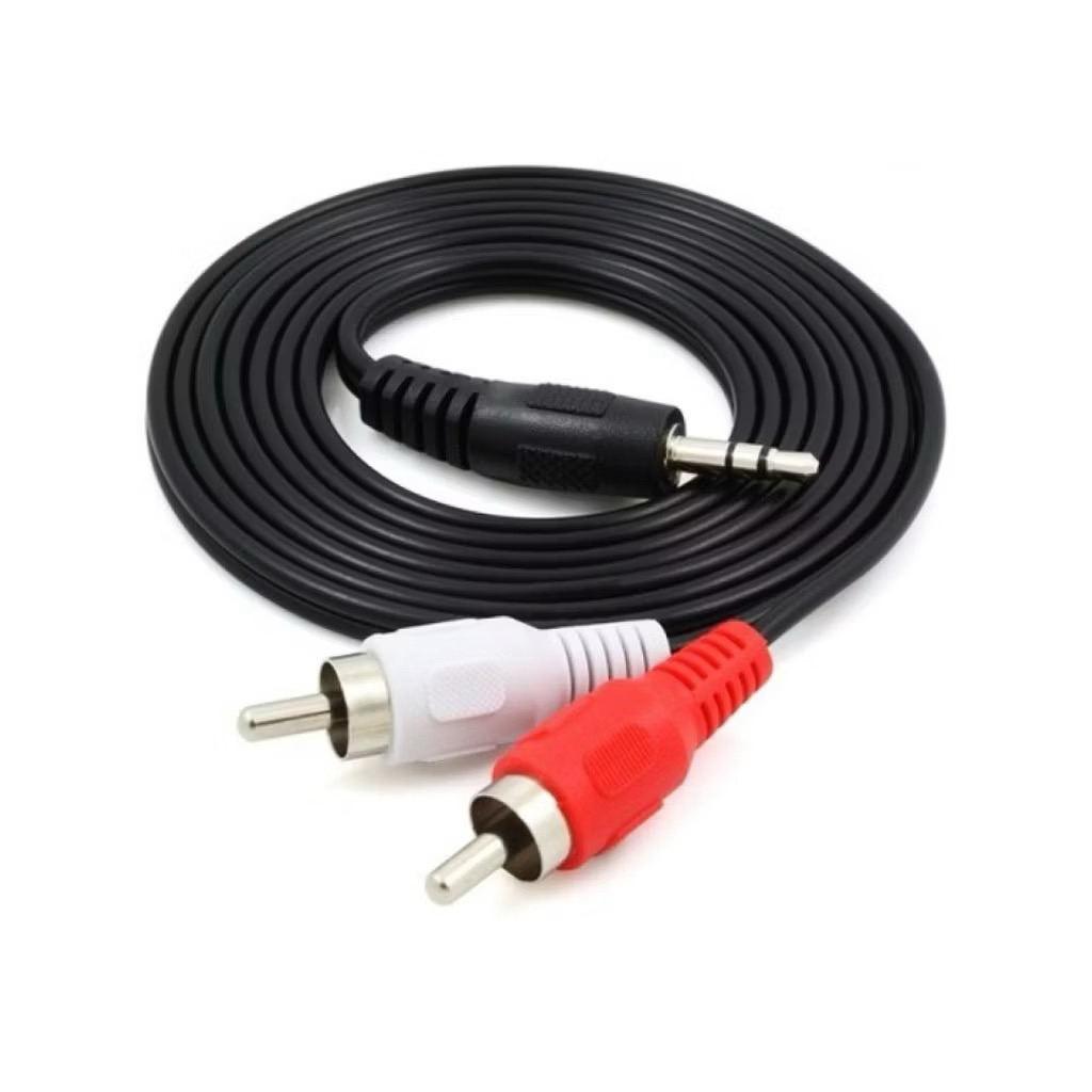 Dây cáp loa 1 ra 2 từ đầu 3.5mm to AV 2 RCA Audio 1m5 đến 10m