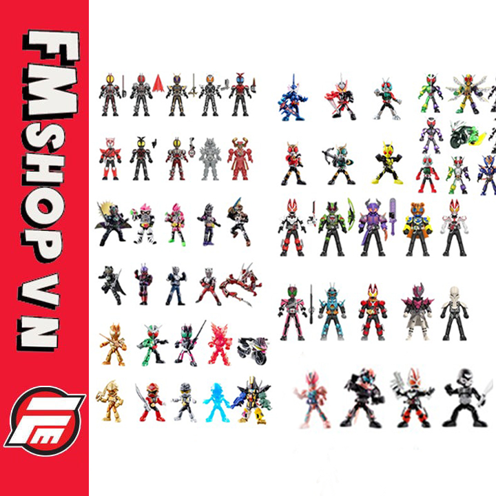 (New + Đã Mở + No Box) Hộp Mô Hình Lắp Ráp Blindbox Kamen RIder/Sentai