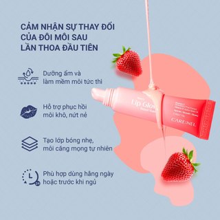 Son dưỡng hồng môi tự nhiên, nuôi dưỡng đôi môi căng mọng Care:nel Berry Lip Glow 10g