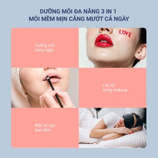 Son dưỡng hồng môi tự nhiên, nuôi dưỡng đôi môi căng mọng Care:nel Berry Lip Glow 10g