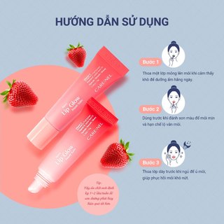 Son dưỡng hồng môi tự nhiên, nuôi dưỡng đôi môi căng mọng Care:nel Berry Lip Glow 10g