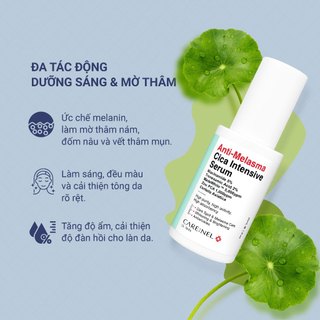 Combo serum và kem dưỡng sáng, làm mờ thâm nám, thâm mụn, hỗ trợ đều màu da Care:nel Anti Melasma