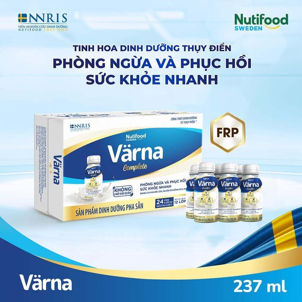 Sữa Bột Pha Sẵn Varna Complete (237ml) - Hỗ Trợ Cải Thiện Xương Khớp - Phục Hồi Nhanh