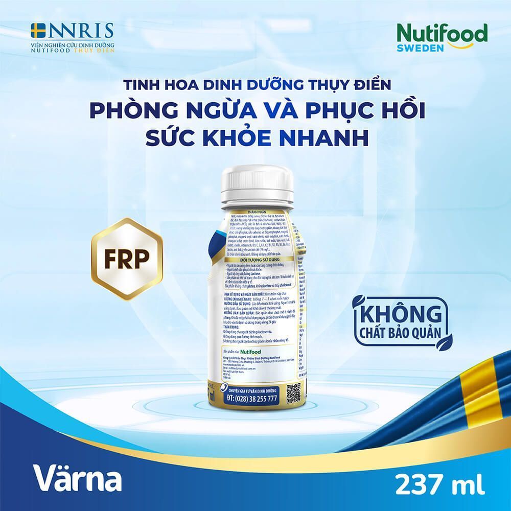 Sữa Bột Pha Sẵn Varna Complete (12 Chai 237ml) - Hỗ Trợ Cải Thiện Xương Khớp - Phục Hồi Nhanh
