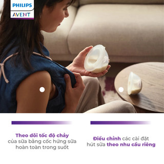 Combo Trọn Bộ Nuôi Con Bằng Sữa Mẹ Philips Avent -Máy hút sữa rảnh tay + Máy Hâm sữa cao cấp + Máy Tiệt trùng và sấy khô
