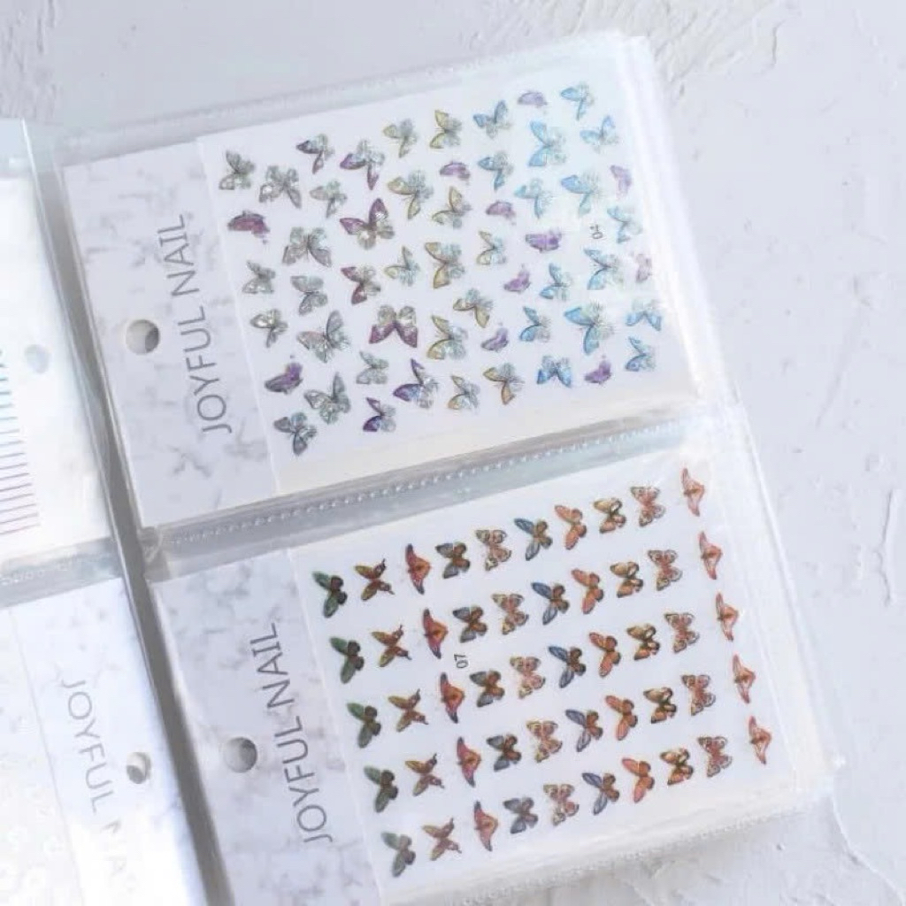 sổ đựng sticker dán móng nail - đưng đươc 80 tờ