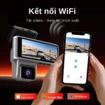 Camera hành trình ô tô S16 CARLOVER 3 mắt Phân giải 2K Ghi trước trong sau Ghi đêm hồng ngoại Kết nối điện thoại BH 1năm — ảnh 8