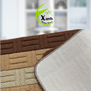 Thảm Trải Sàn Vân Kẻ Sóc Có Đệm Chống Trượt 48 x 148cm GD177 - Thảm Lau Chân Nhà Bếp Nhiều Màu