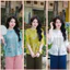 Hàng loại 1 Đồ bộ đi chùa cổ tròn túi tiền lụa gấm - Pháp phục đi lễ cách tân ( hình thật ) | Đồ Lam An Nhiên