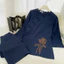 Bộ Đi Lễ Chùa, Pháp Phục Nữ Linen Đũi Vân Mây Cao Cấp Cổ Tròn 5 Cúc Đũa | Đồ Lam An Nhiên