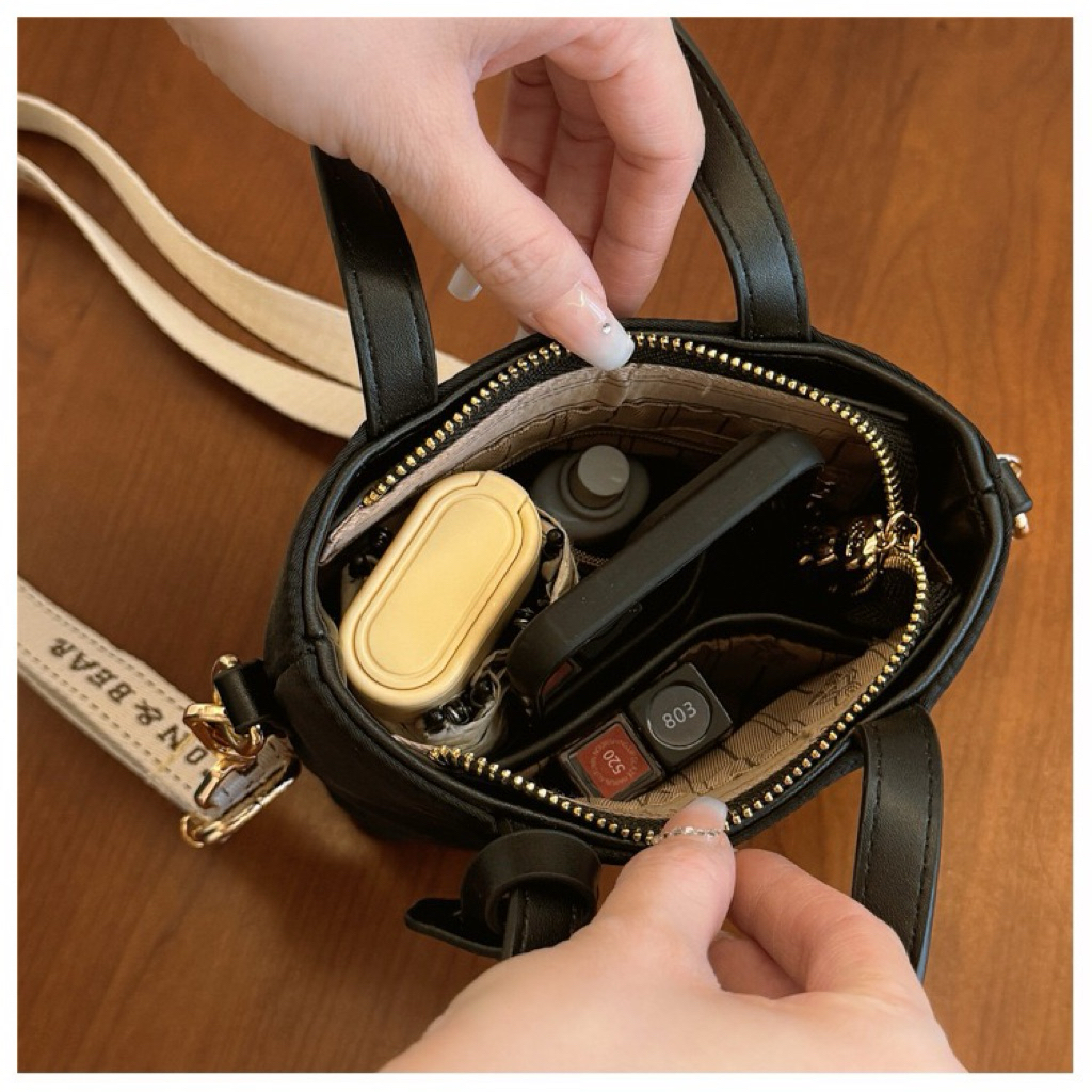 Túi Đeo Chéo Beibaobao Mini Vải Chính Hãng 8349