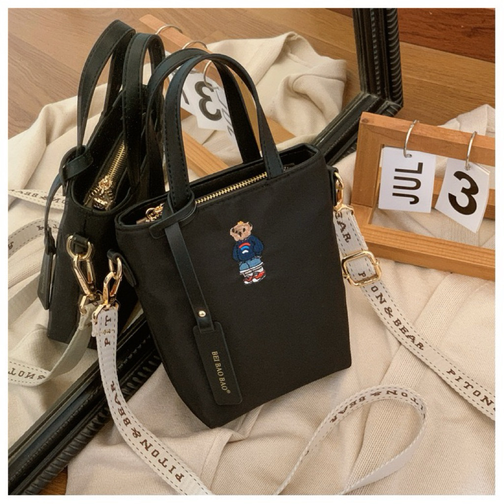 Túi Đeo Chéo Beibaobao Mini Vải Chính Hãng 8349