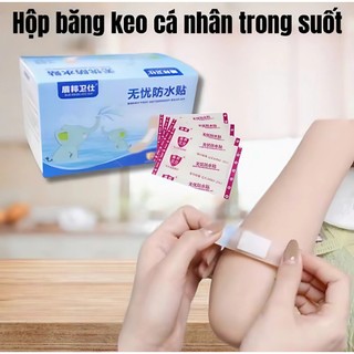 Băng Dán Cá Nhân Ugor – Trong Suốt Chống Nước, Hộp 120 Miếng | Bảo Vệ Vết Thương Nhỏ Cho Gia Đình