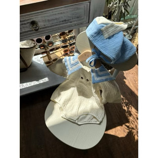 Set bé trai thủy thủ kèm mũ tai thỏ siêu xinh