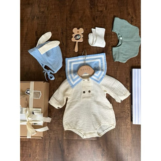 Set bé trai thủy thủ kèm mũ tai thỏ siêu xinh