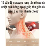 Máy Massage Cầm Tay  6 Đầu Đa Năng Không Dây | Massage Giảm Đau Cơ Bắp, Vai Gáy, Eo Lưng, Thư Giãn Toàn Thân — ảnh 7