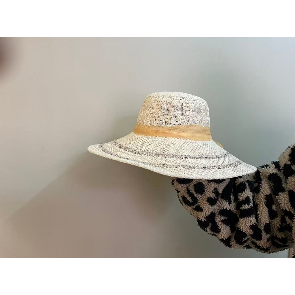 Mũ Nón Lưỡi Trai Chống Nắng Nữ Dệt Mây Thời Trang Đi Biển Du Lịch Vòng Đầu 55-65cm