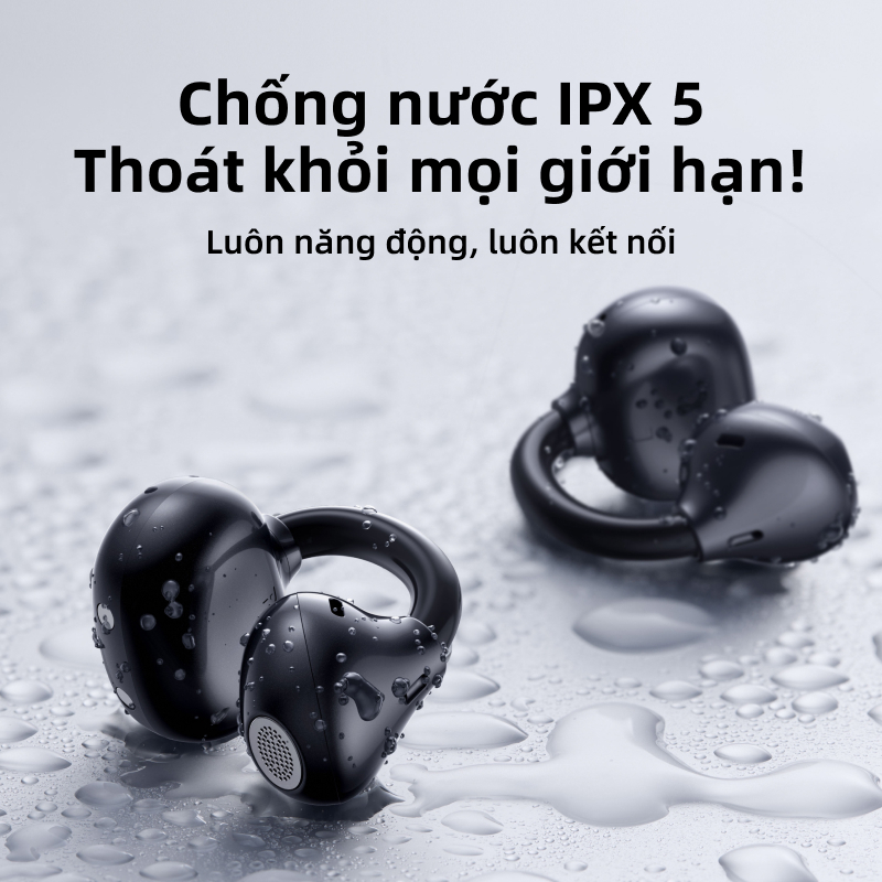 UGREEN ClipBuds Tai nghe không dây Bluetooth Hi-Fi mở tai Bluetooth 6.0 Tai nghe IPX5 12mm Bio-Diaphragm IPX5 pin 30 giờ | BigBuy360 - bigbuy360.vn