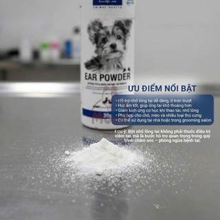 Bột nhổ lông tai Alkin Petis Ear Powder cho chó mèo