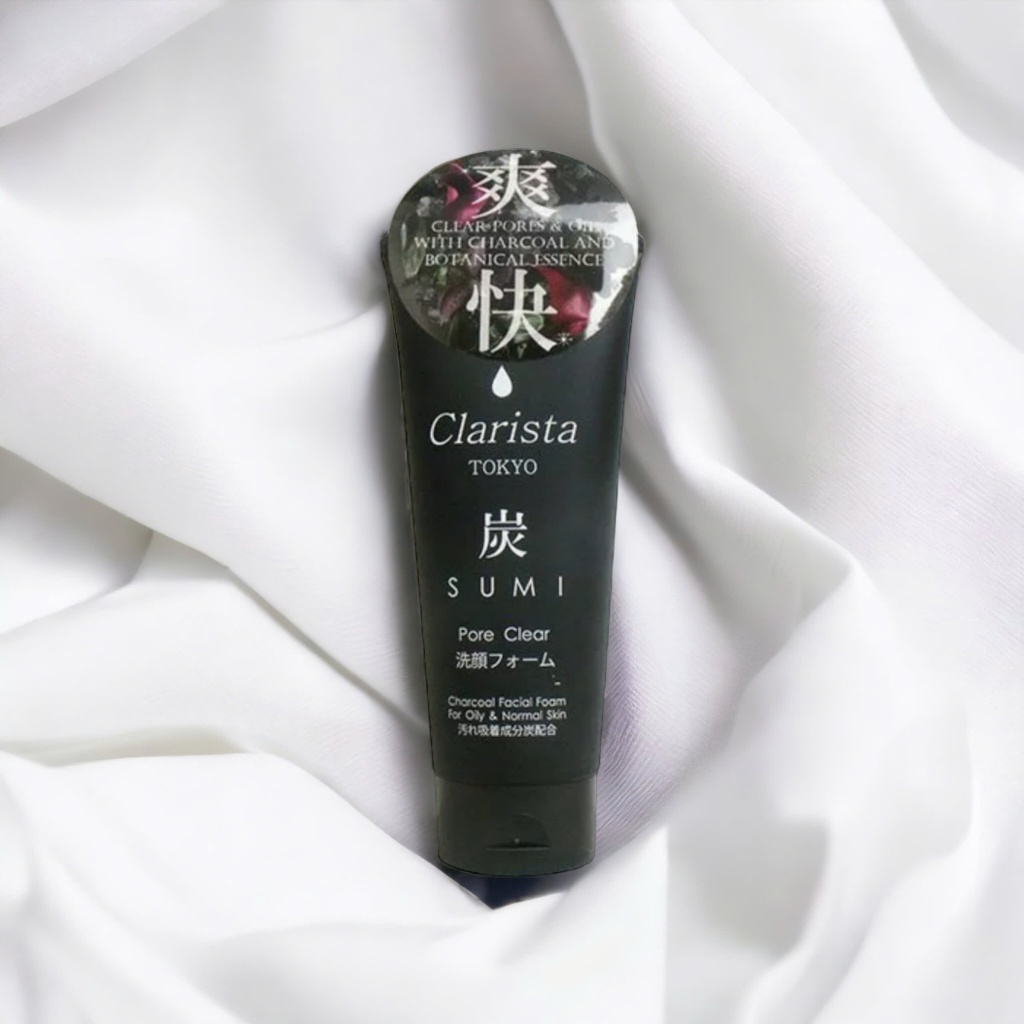 Sữa Rửa Mặt Than Hoạt Tính Giúp Làm Sạch Và Dưỡng Ẩm Da Clarista Tokyo Charcoal Facial Foam (130g)
