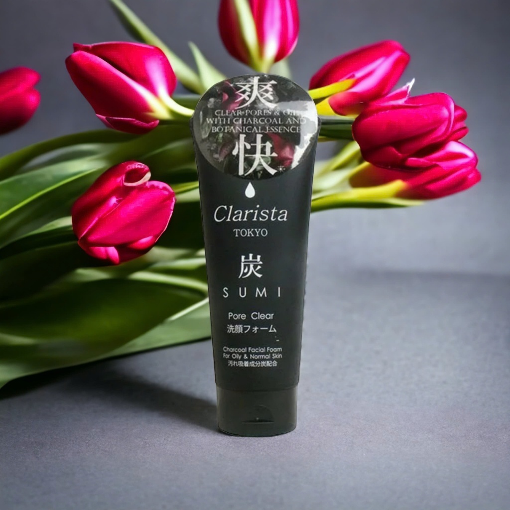 Sữa Rửa Mặt Than Hoạt Tính Giúp Làm Sạch Và Dưỡng Ẩm Da Clarista Tokyo Charcoal Facial Foam (130g)