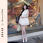 Váy BabyDoll Jolie Voan Tơ 2 Lớp – Đầm Dáng Xòe Công Chúa Đính Hoa Nổi