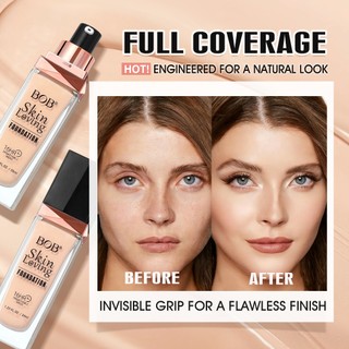 BOB Foundation Liquid Moisturizing Sweatproof Oil Control Kem che khuyết điểm lâu dài 35ml