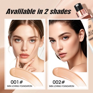 BOB Foundation Liquid Moisturizing Sweatproof Oil Control Kem che khuyết điểm lâu dài 35ml