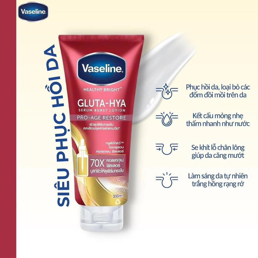 Sữa dưỡng thể Vaseline Thái Lan 300ml