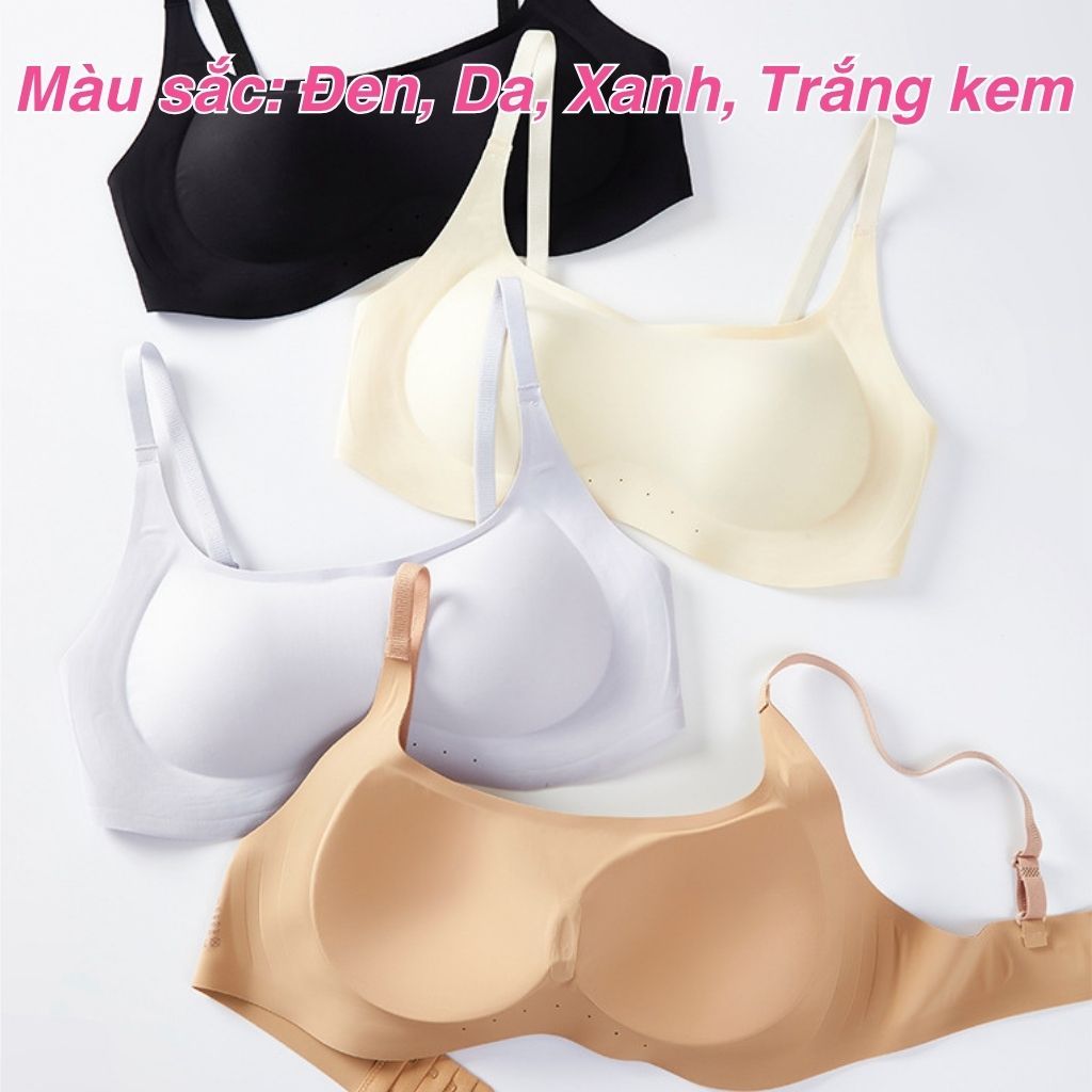 Áo ngực nữ su đúc cao cấp êm ái không gọng đệm mút 3D nâng đỡ gom ngực phụ kiểu dáng basic LANXA A03