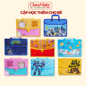 Cặp Học Thêm In Hình 2 Ngăn, Túi Học Thêm Cho Bé Trai, Bé Gái Chất Liệu An Toàn, In Hình Dễ Thương