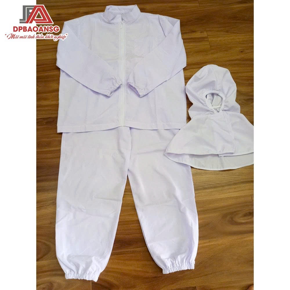 Bộ Quần Áo Phòng Sạch Nam Nữ Vải Ford Bền Đẹp - Đồng Phục Sản Xuất Đạt Chuẩn Công Nghiệp