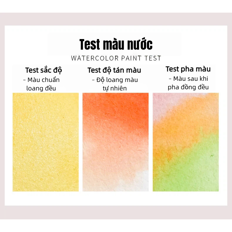 [Hot]Bộ Màu Nước Dạng Rắn 12/24/36/48 Màu Hộp Quà Tặng – Màu Tươi Sáng, Dễ Tan Trong Nước, Bộ Vẽ Cho Học Sinh