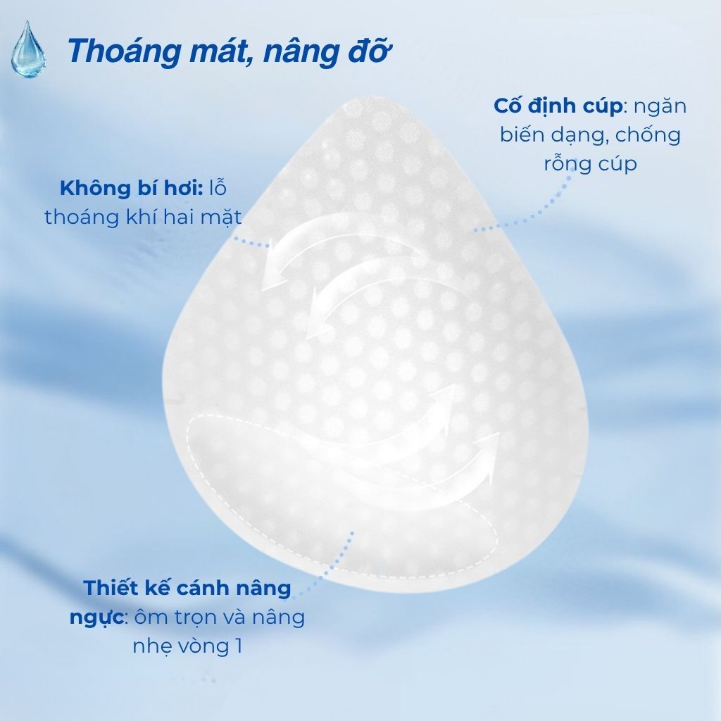 Áo ngực nữ su đúc cao cấp mềm mại đệm mút 3D nâng đỡ gợi cảm lưng liền không đường may LANIXA A606