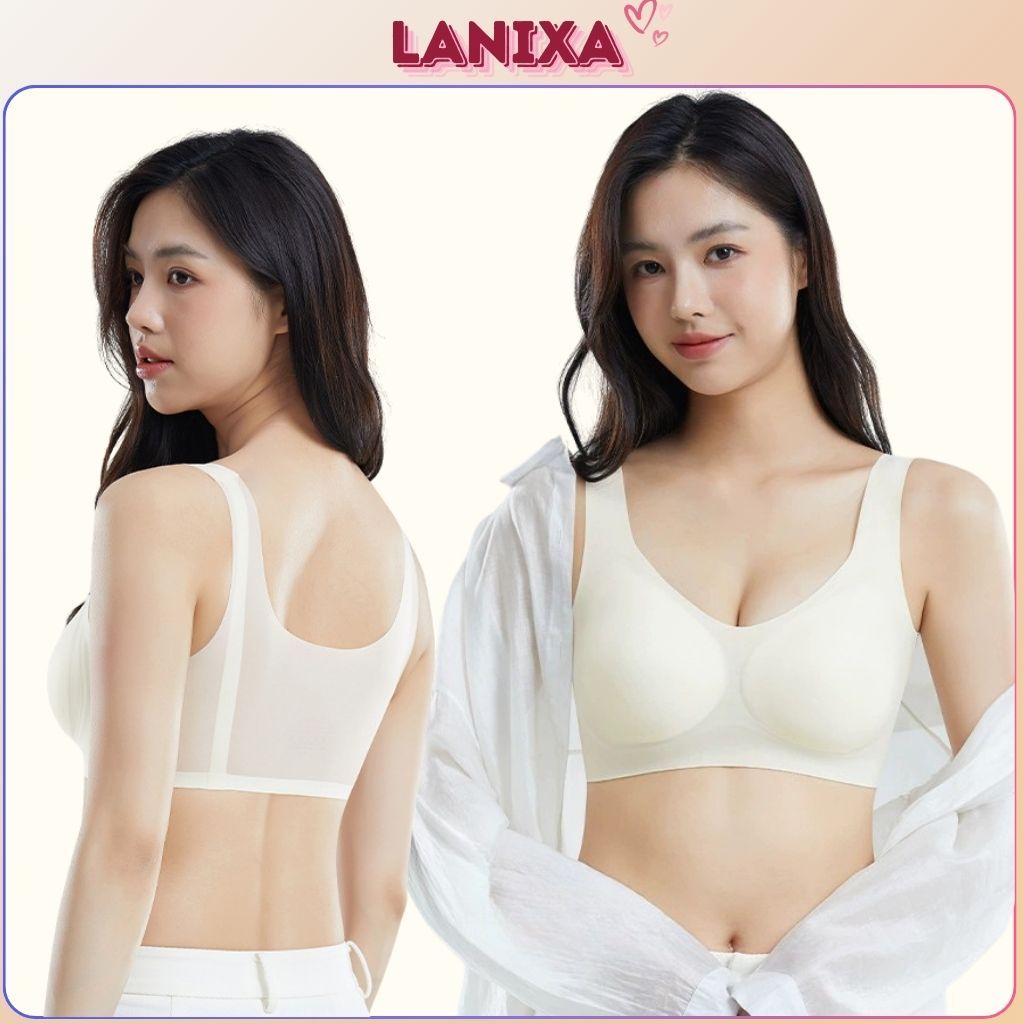 Áo ngực nữ su đúc cao cấp mềm mại đệm mút 3D nâng đỡ gợi cảm lưng liền không đường may LANIXA A606