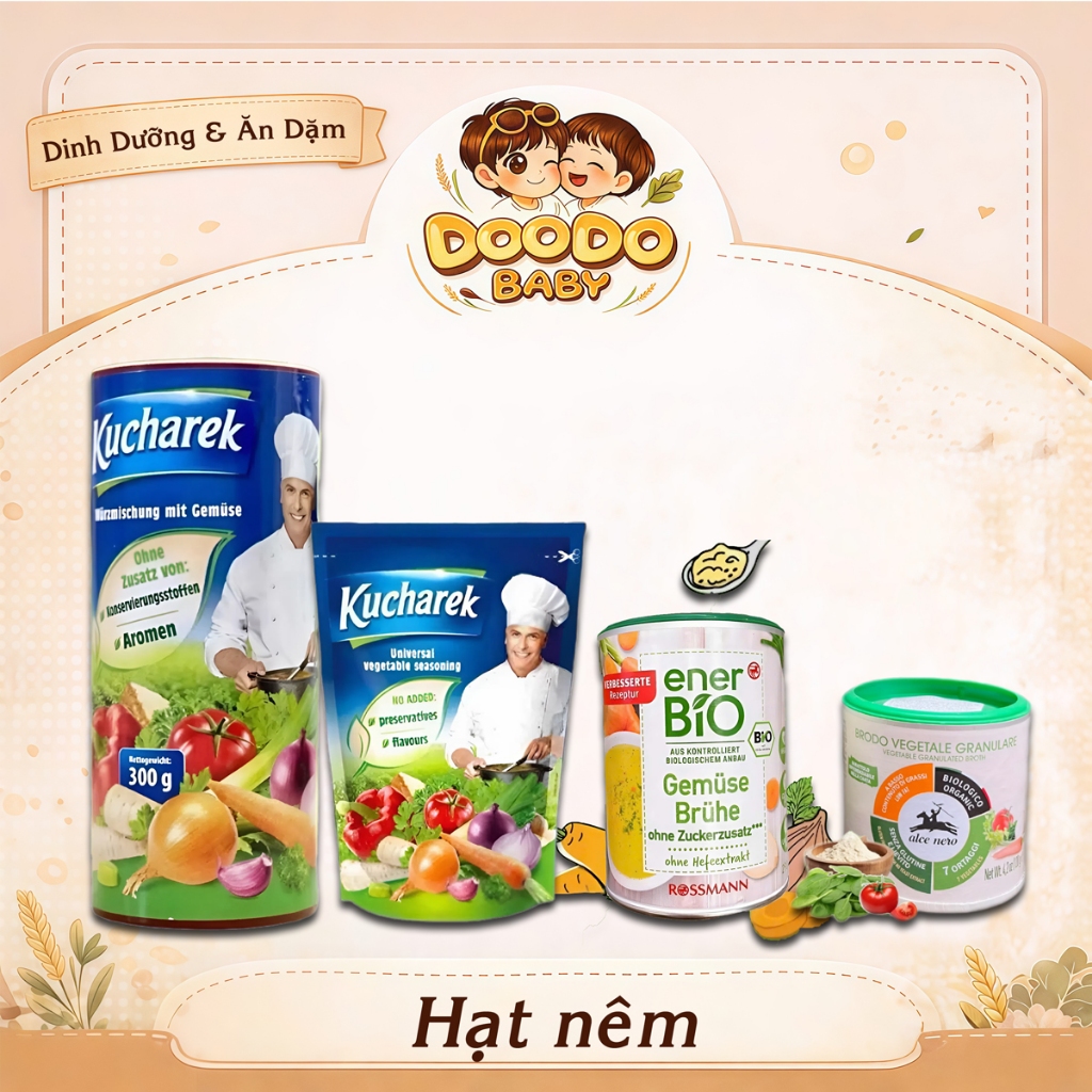 Hạt Nêm Ăn Dặm Hữu Cơ Ener Bio/ Alce Nero Cho Bé