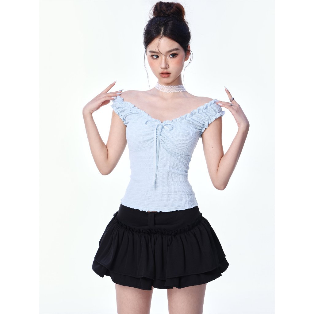 [KH02] Chân Váy Nữ Mùa Hè Mới Thời Trang Waist a line chân Váy Bánh, chân Váy Phồng | Khao Boutique