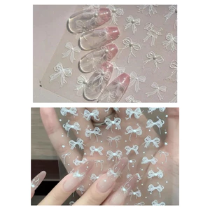 sticker nơ đính ngọc siêu xinh hàng có sẵn ạ