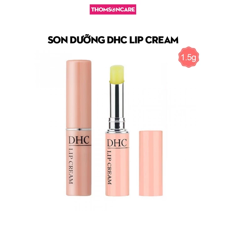 Son dưỡng môi DHC Lip Cream - Dưỡng ẩm, không màu từ dầu ô liu - Chính Hãng DHC Nhật Bản