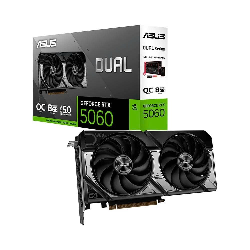 ASUS DUAL RTX 5060 OC | 8GB GDDR7 | CHÍNH HÃNG | BH 3 NĂM