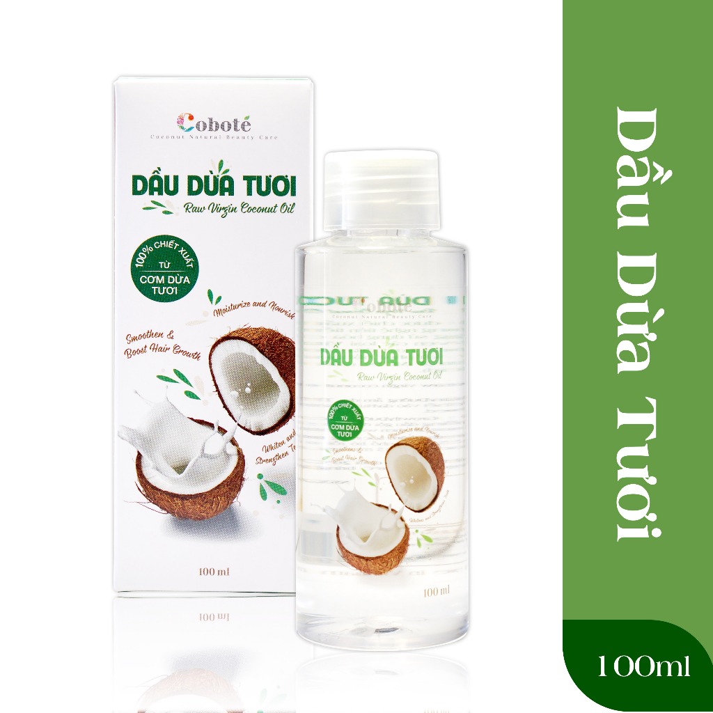 Dầu dừa tươi nguyên chất  dưỡng da, dưỡng tóc, uống trực tiếp chai 50ml/100ml/500ml