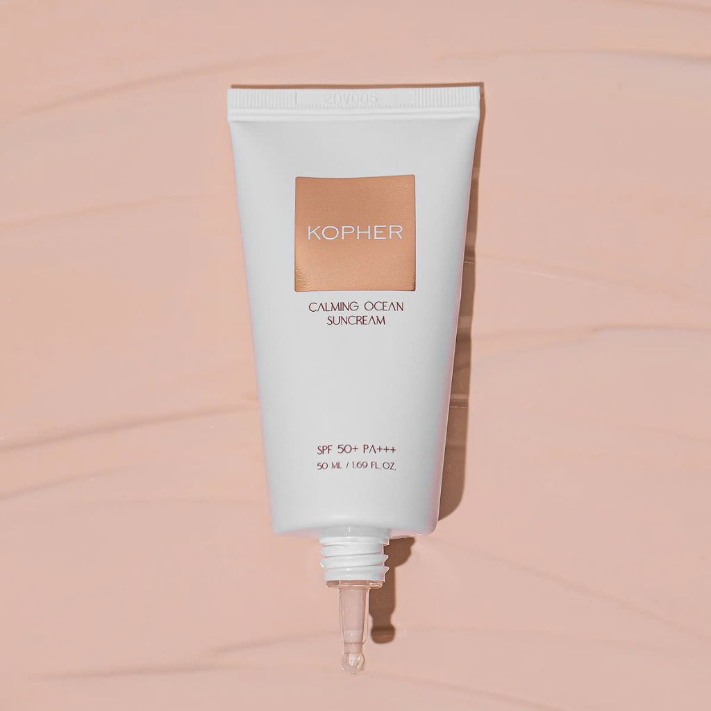 A47_[KÈM QUÀ] Kem Chống Nắng Kopher Calming Ocean Suncream SPF 50+ PA +++ (50ml)