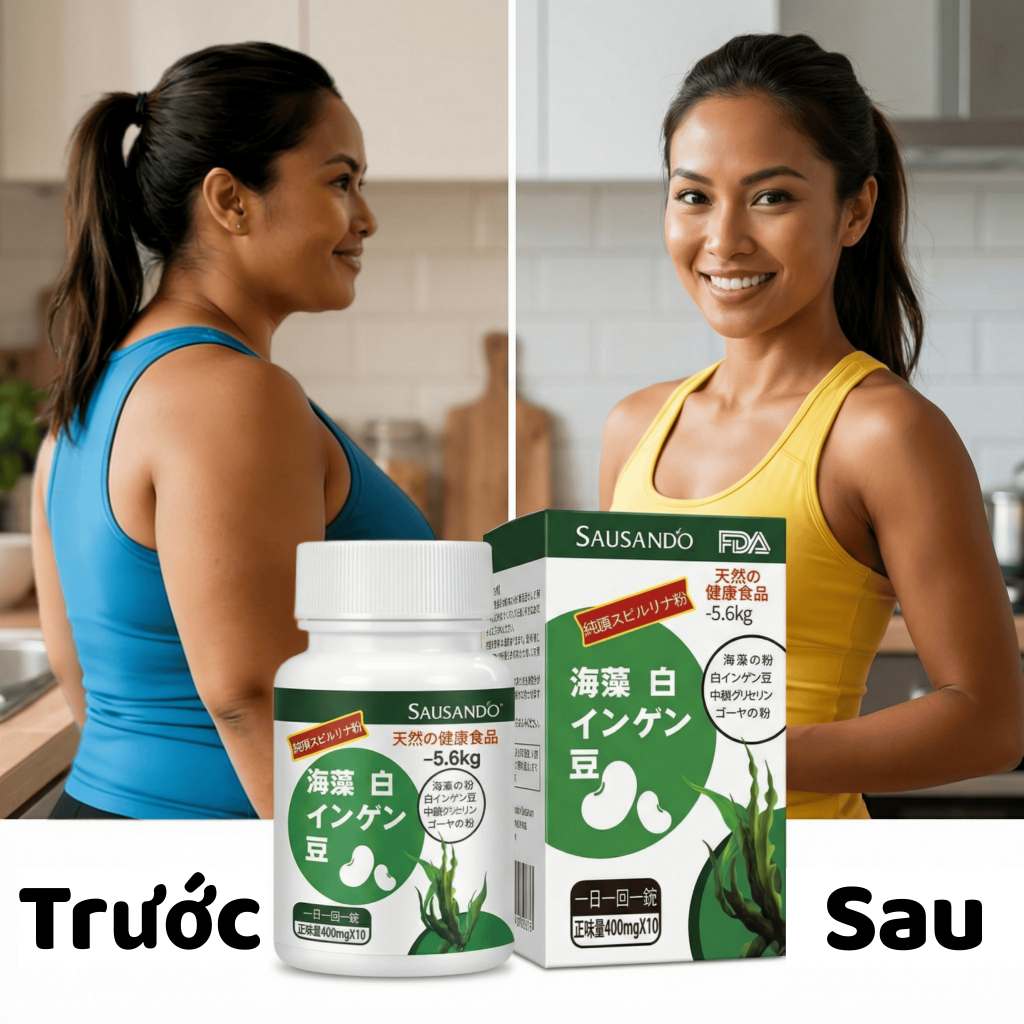 SAUSANDO –Hỗ trợ quản lý cân nặng khoa học, cho thấy hiệu quả rõ rệt chỉ sau 7 ngày sử dụng đều đặn