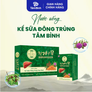 Hộp 15 túi Nước uống Kế Sữa Đông Trùng Tâm Bình - Dùng trước và sau khi uống rượu, bia