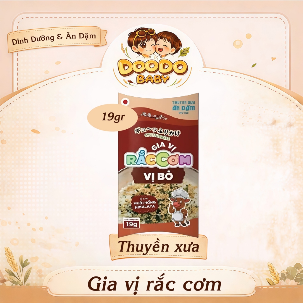 Gia Vị Rắc Cơm Ăn Dặm Thuyền Xưa Cho Bé Từ 1 tuổi (19g)