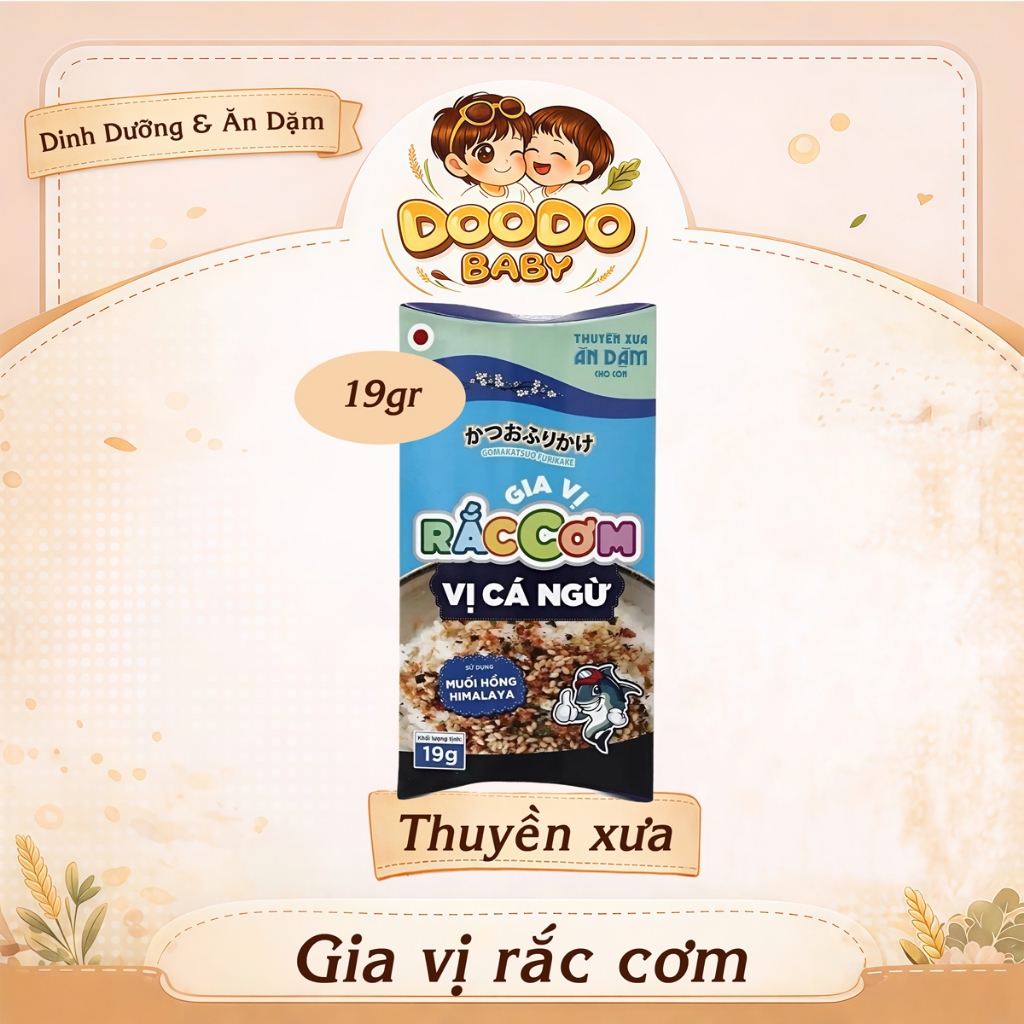 Gia Vị Rắc Cơm Ăn Dặm Thuyền Xưa Cho Bé Từ 1 tuổi (19g)
