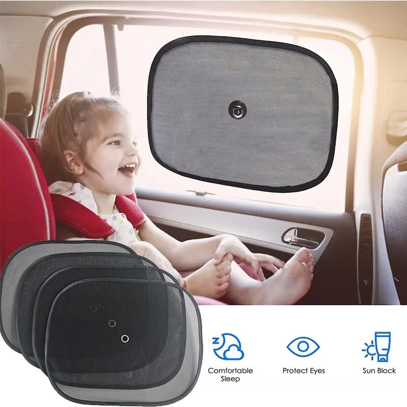 Tấm Che Nắng Ô Tô - Set 4 Tấm Che Nắng Cửa Xe Ô tô - Xe Hơi Chống Nhiệt - Tia UV Hiệu Quả