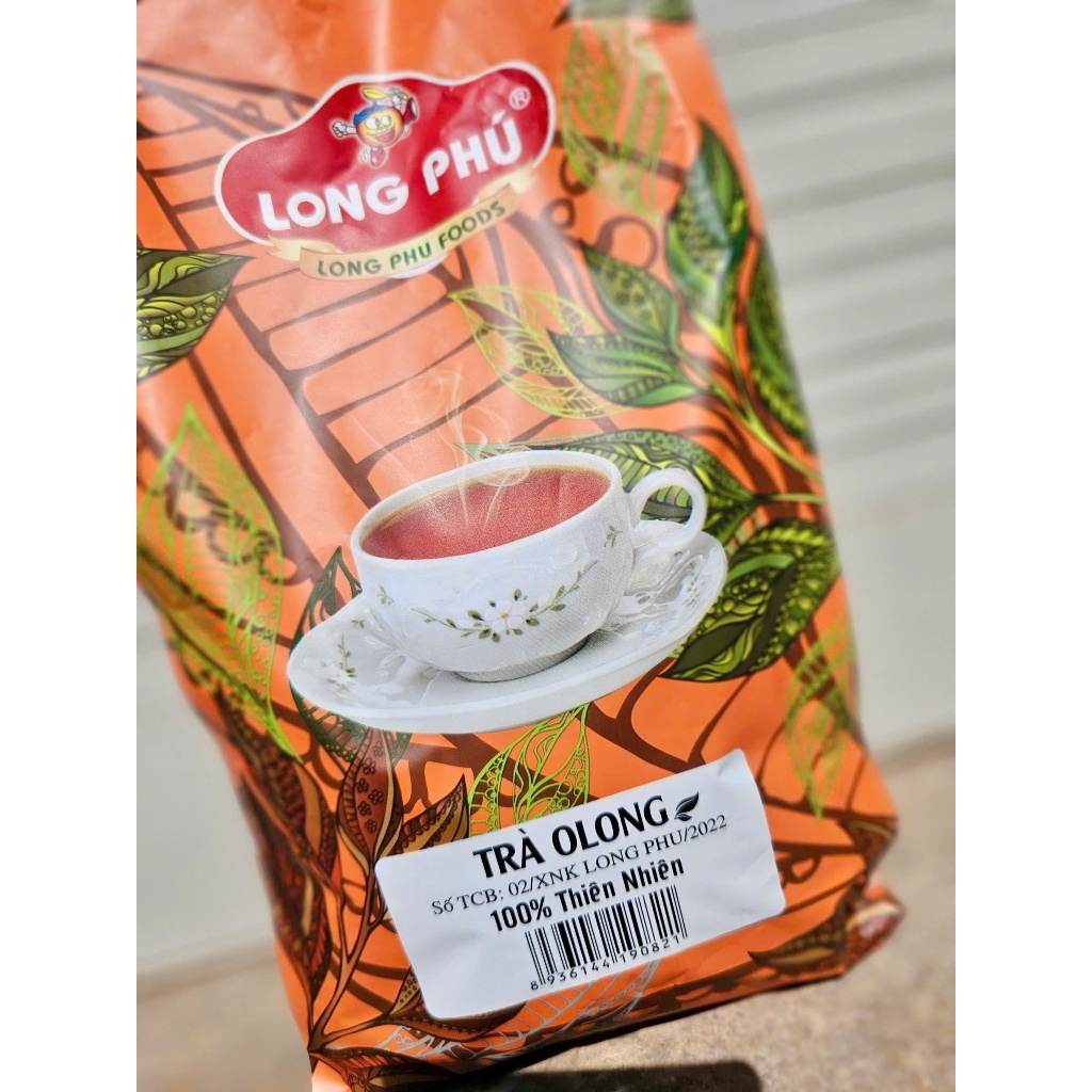 Trà Ô Long LONG PHÚ 500g – Đậm Vị, Thơm Lâu, Nguyên Liệu Pha Nước Trà, Chè, Trà Sữa, Trà Trái Cây